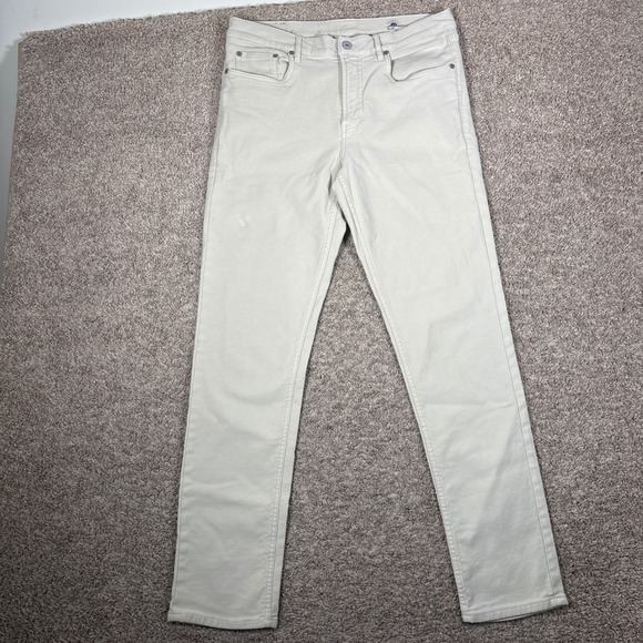 Faherty Brand Other - Faherty Reserve Mens Movement 5-Pocket Slim Straight Pants Stone Beige 32x32